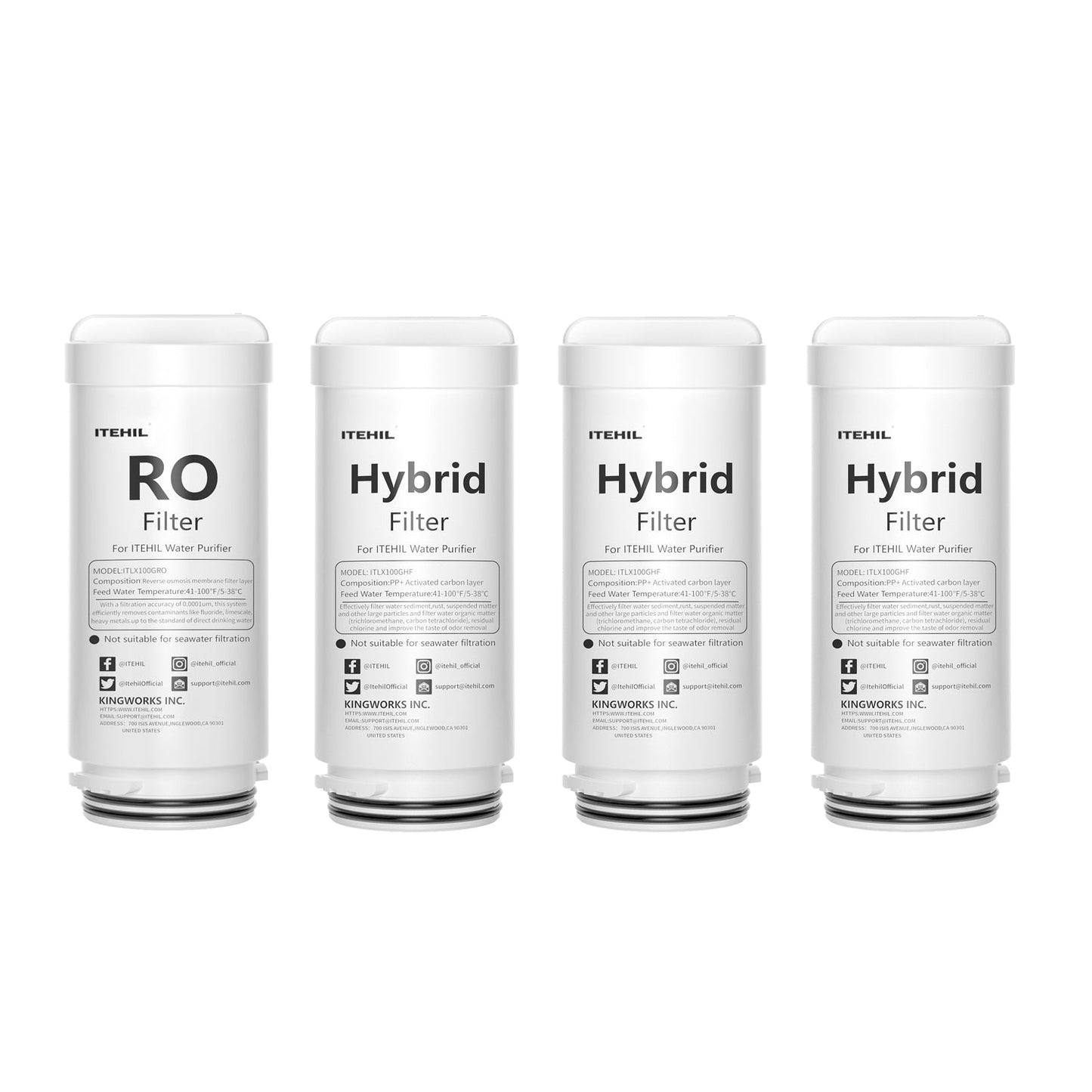 ITEHIL Portable RO Water Filtration System