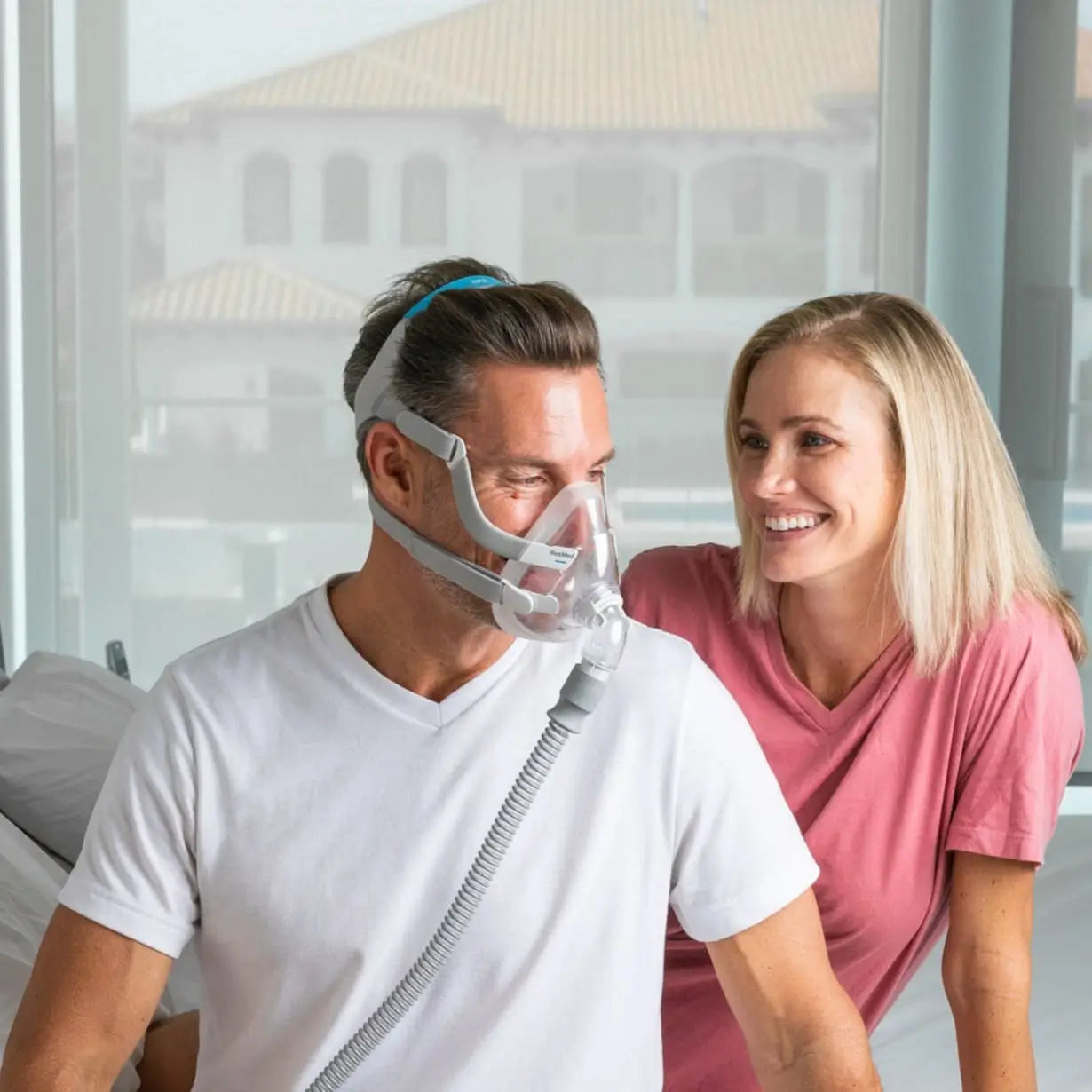 AirFit F20 Full Face Mask with ClimateLineAir Tube & 2 Filters for AirSense 10