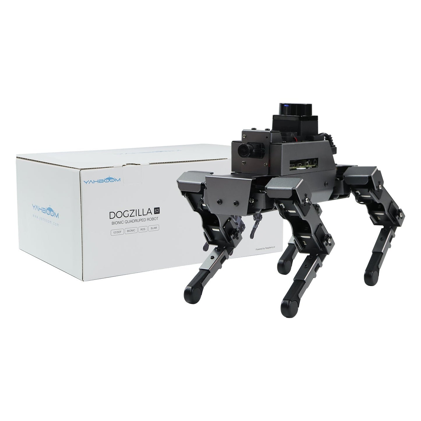 Yahboom 12DOF Robot Dog DOGZILLA S1/S2 STEM Education Python Programming Robot for Raspberry Pi 4B(Ubuntu 20.04+ROS2)