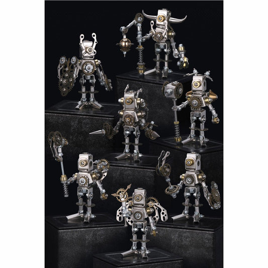 Kit de rompecabezas de caja ciega de santos mecánicos de metal 3D para ensamblar por ti mismo