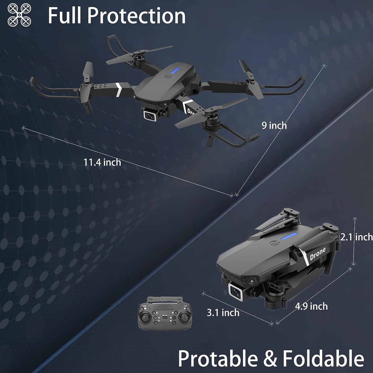 Black Falcon 4K Drone Pro Extreme Upgrade