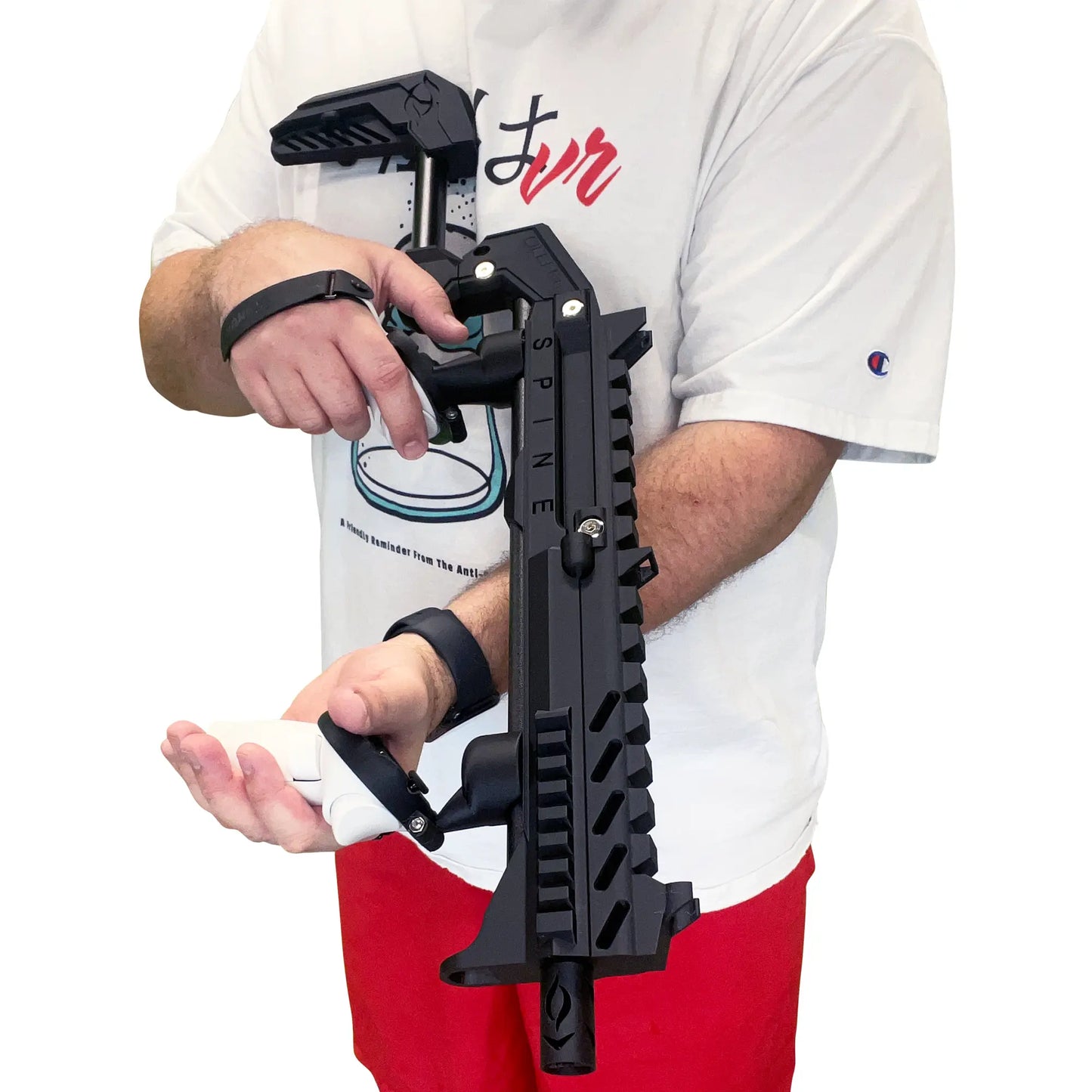 SPINE Onyx Edition | VR Gun Stock for Meta Quest 3S