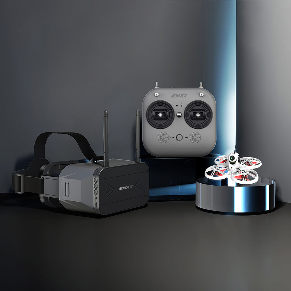 طائرة سباق بدون طيار Tinyhawk III FPV - جاهزة للطيران (RTF) مع وحدة تحكم ونظارات واقية