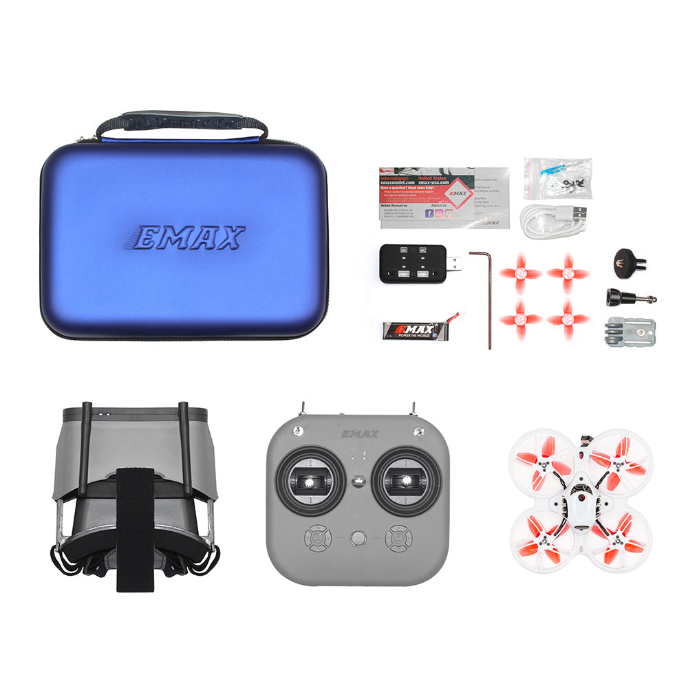 طائرة سباق بدون طيار Tinyhawk III FPV - جاهزة للطيران (RTF) مع وحدة تحكم ونظارات واقية