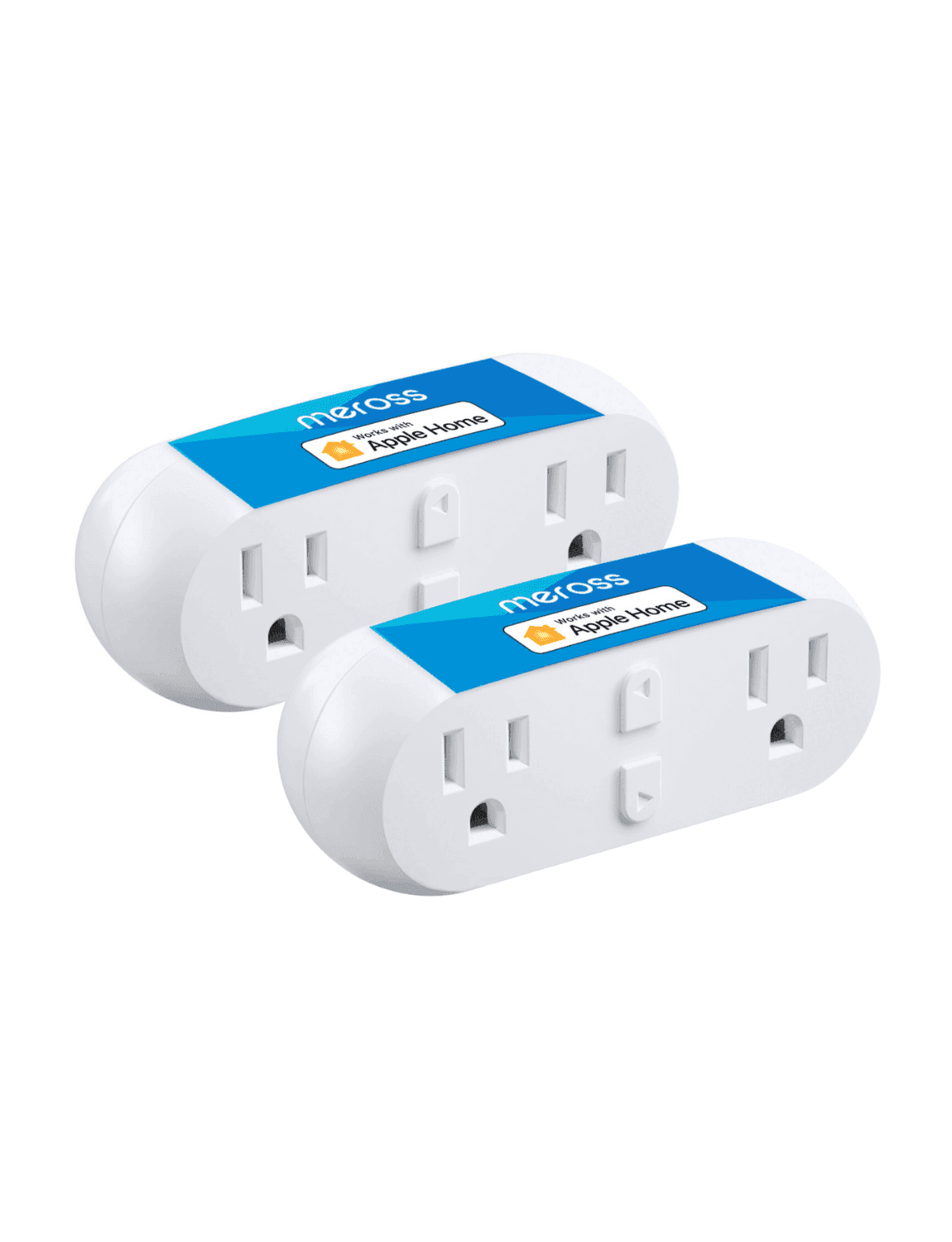 Meross 2 in 1 Smart Plug, MSS120BHK, 2-Pack(US/CA Version)
