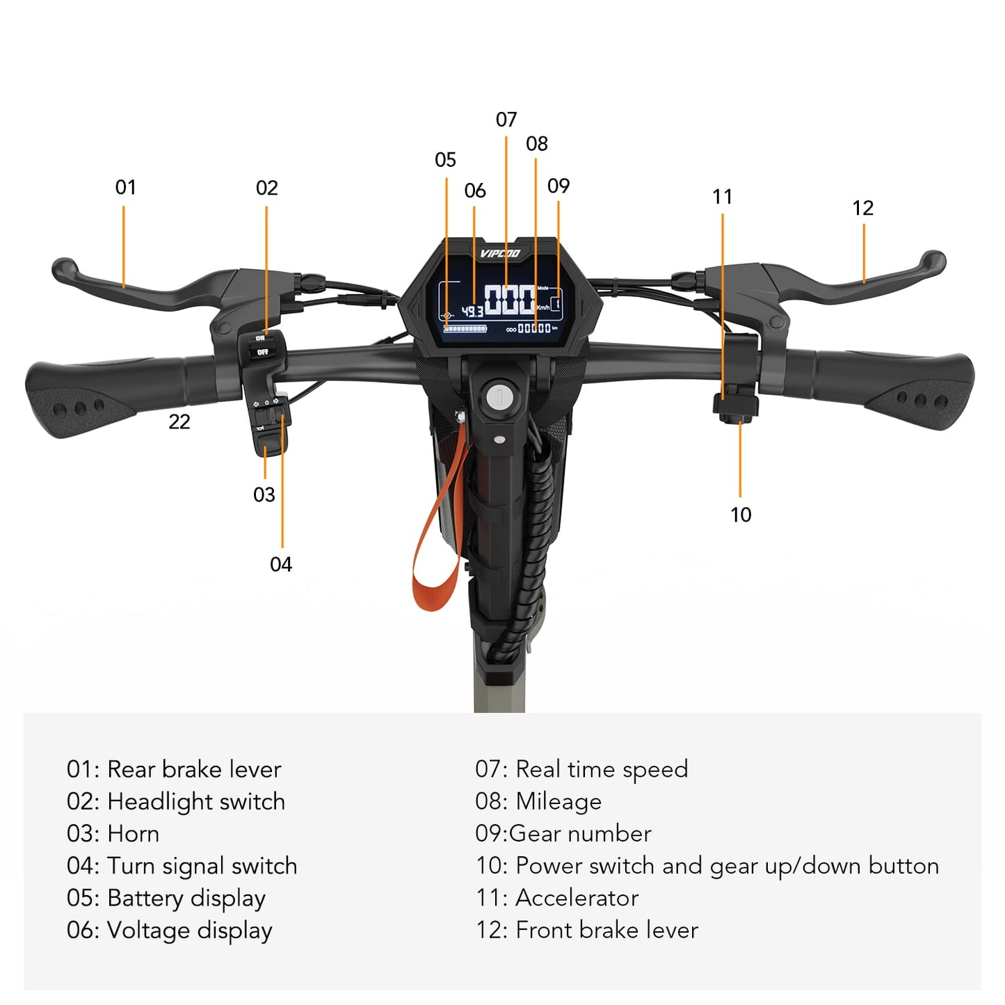 VIPCOO VS1 Foldable Electric Scooter