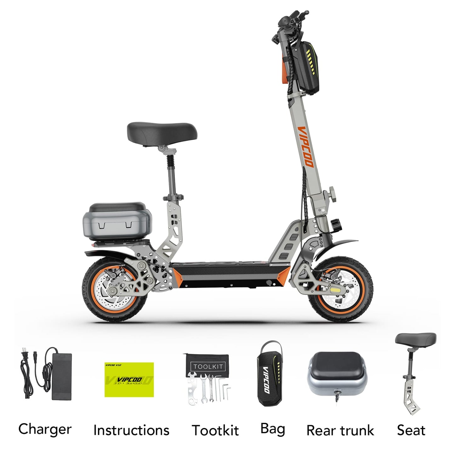 VIPCOO VS2 Foldable Scooter For Adults