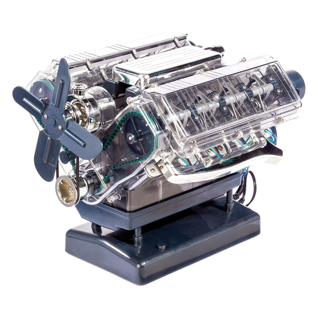 V8 Engine TECHING 3D Metal Mechanical Engine Model Science Experiment Boys Toy 500+Pcs