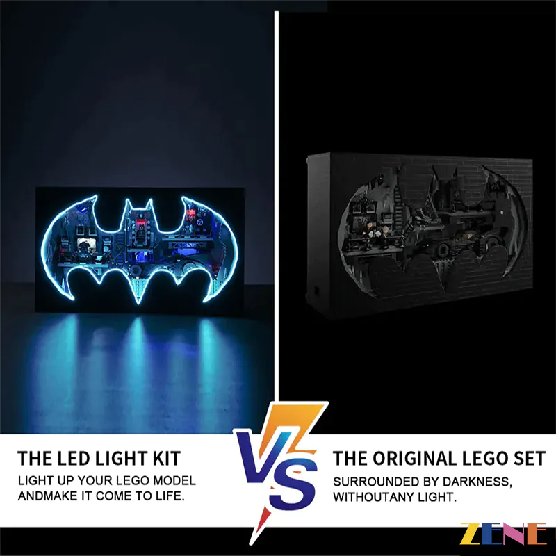Light Kit for LEGO Batcave Shadow Box #76252
