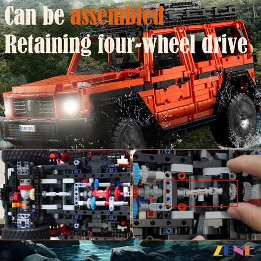 Power Functions Kit for LEGO G500 Mercedes-Benz #42177 RC Motorized Can After Build