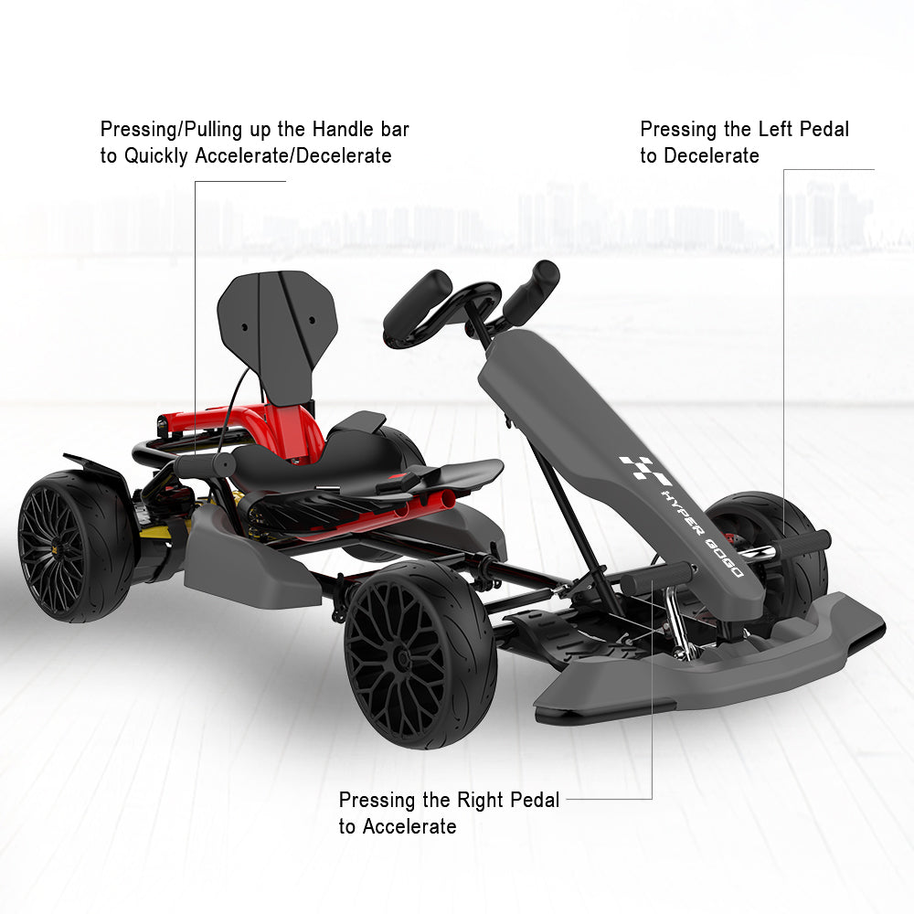 Gokart + H-racer Hoverboard Bundle