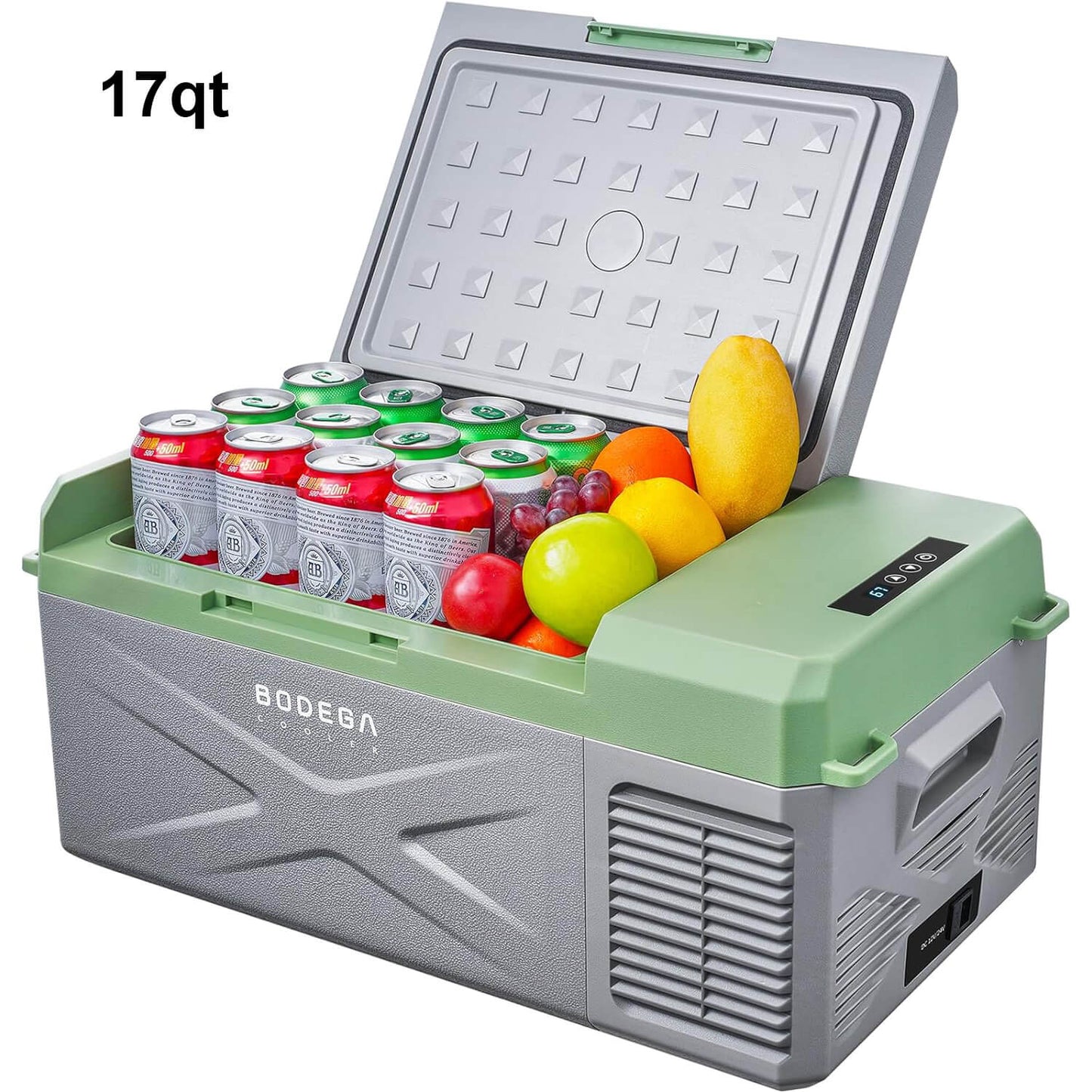 BODEGACOOLER 12 Volt Car Refrigerator 26qt Electric Cooler