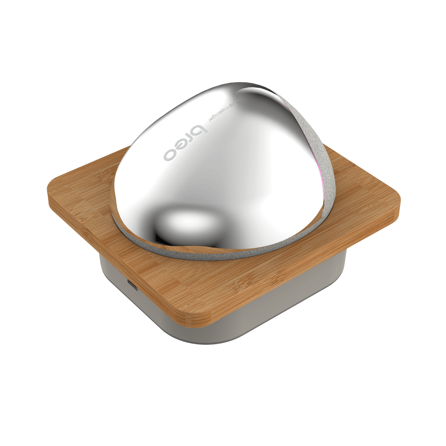 Breo Scalp Mini Pro Massager Silver with Base