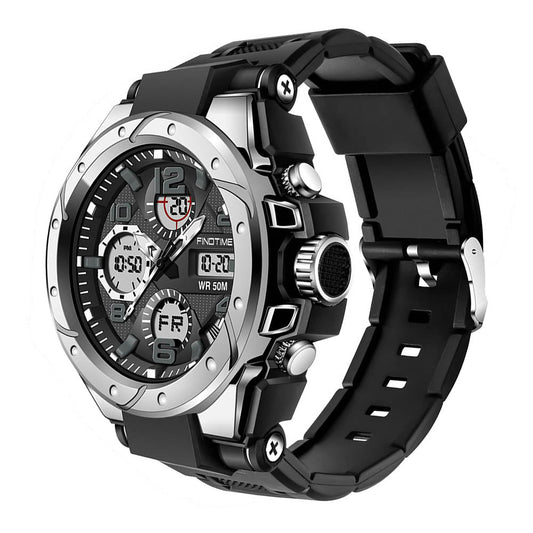 Mens Digital Watch Tactical Military Army Waterproof  Stopwatch Dual Time Outdoor Survival Sports Luminous Electronic Alarm Clock