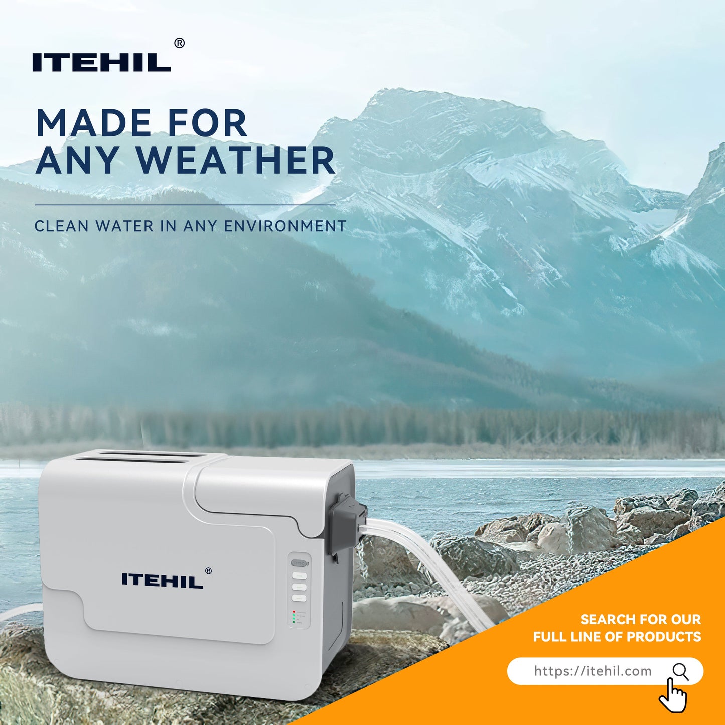 ITEHIL Portable RO Water Filtration System