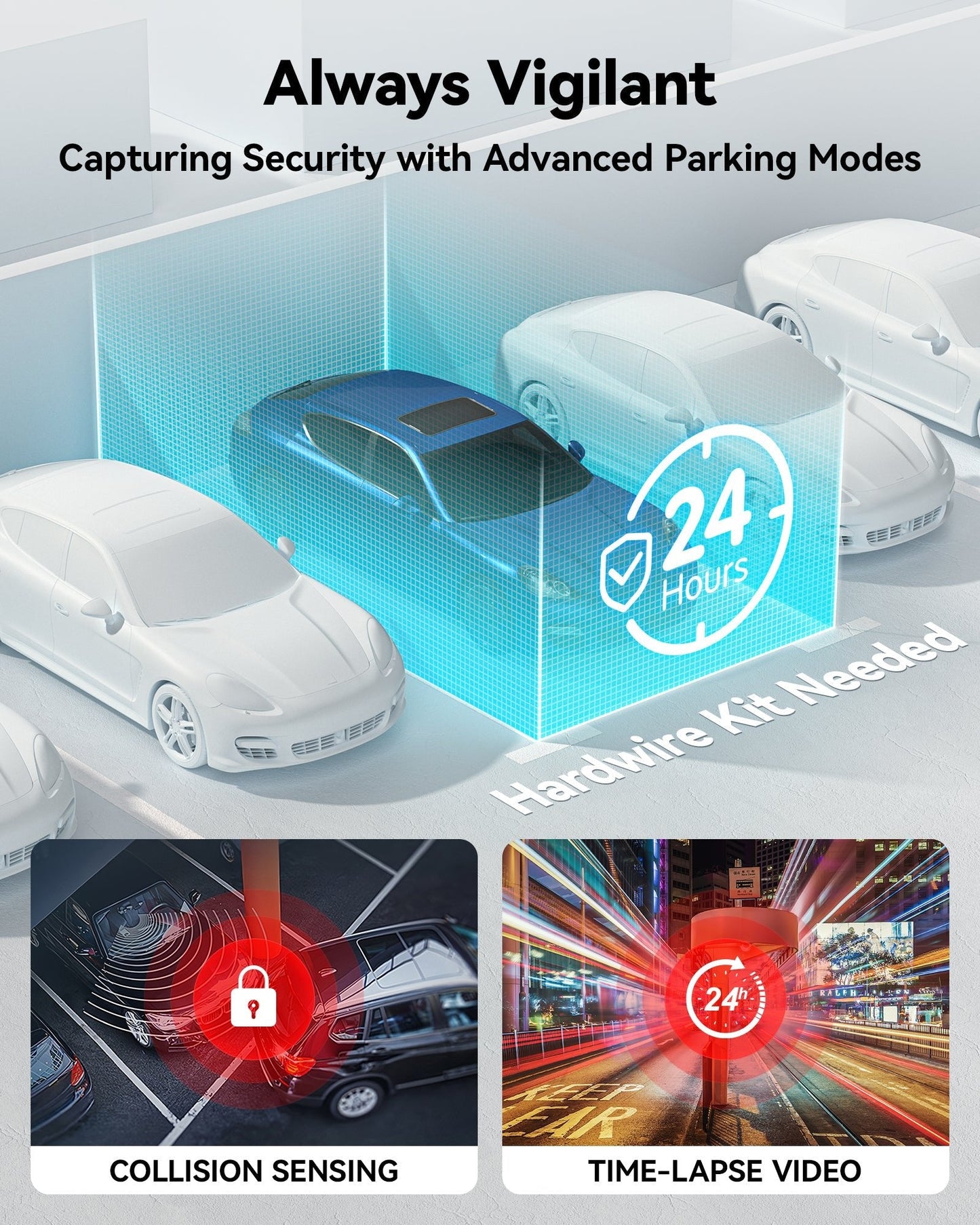 Choice: Redtiger 1-Channel F8 Touch Screen Dash Cam