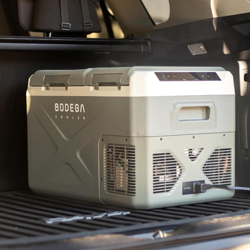 BODEGA cooler 12 Volt Car Refrigerator 26/32/42/53qt Portable Freezer Green