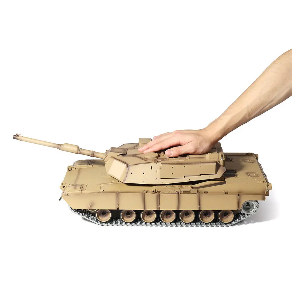 Heng Long 3918 US Abrams M1A2 RC Tank Upgraded Metal 2.4G 1/16 RC Tank Toys