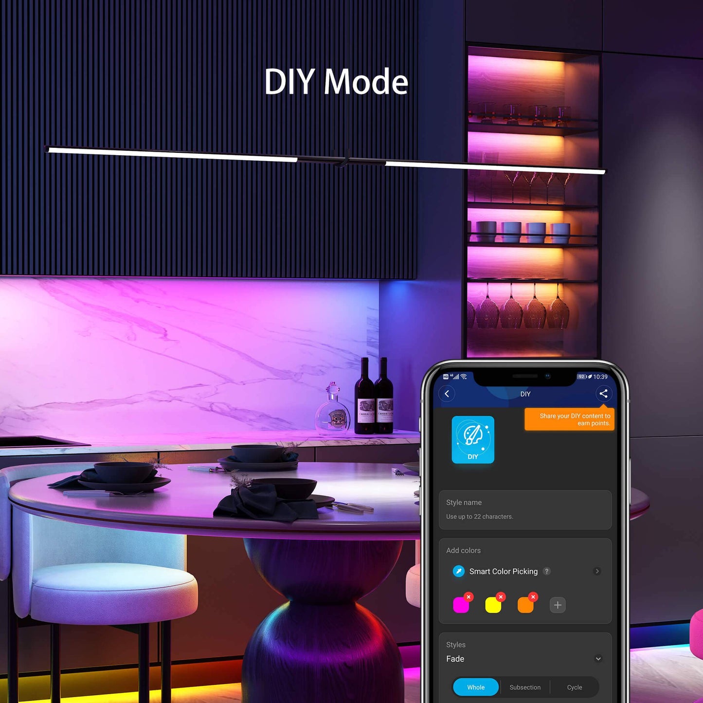 Refurbished Govee RGBIC Wi-Fi+Bluetooth LED Strip Lights