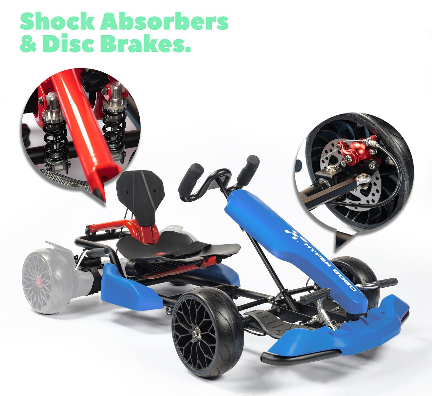 Gokart + H-racer Hoverboard Bundle
