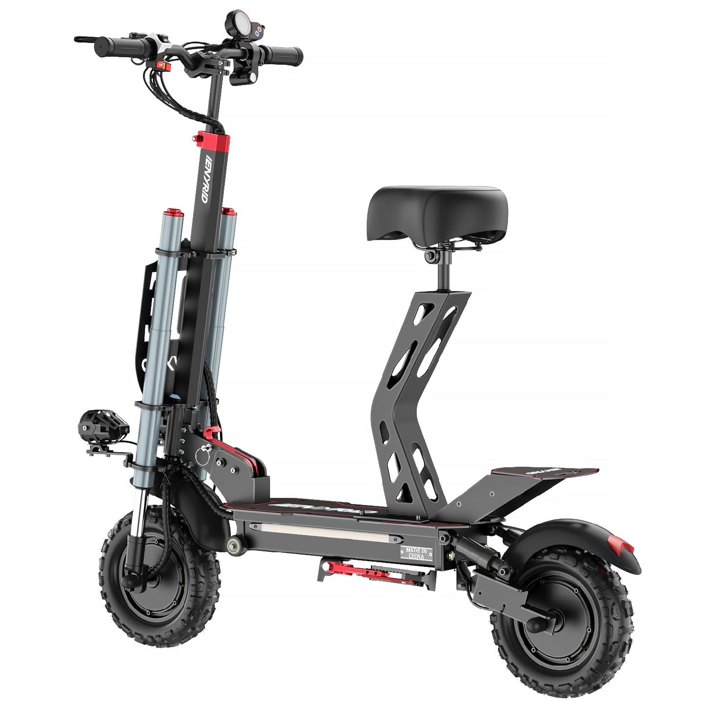 iENYRID ES20 Electric Scooter with 2400W Peak Motor, Dual Motor Scooter with 55km/h Speed, 48V 20Ah Battery, 60 Km Long Range, Max Load 150 Kg