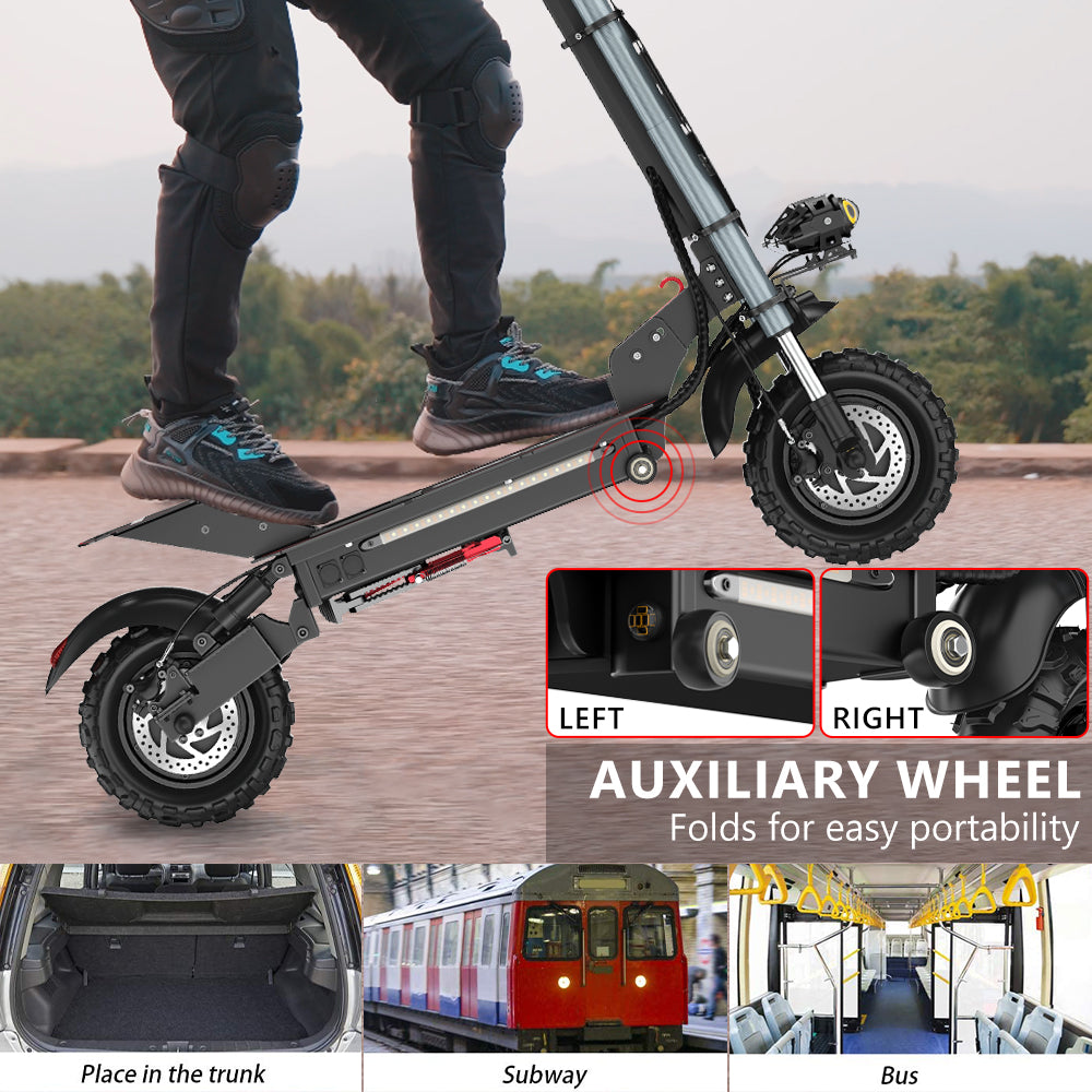 iENYRID ES20 Electric Scooter with 2400W Peak Motor, Dual Motor Scooter with 55km/h Speed, 48V 20Ah Battery, 60 Km Long Range, Max Load 150 Kg
