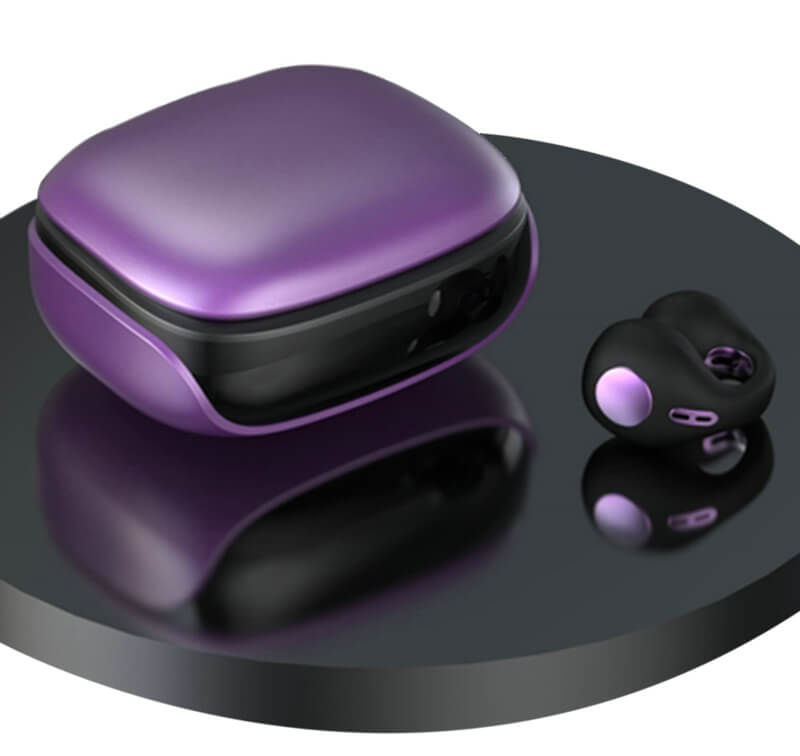 Wireless Headset Clip On Open Ear Earbuds Bone Conduction Head Set