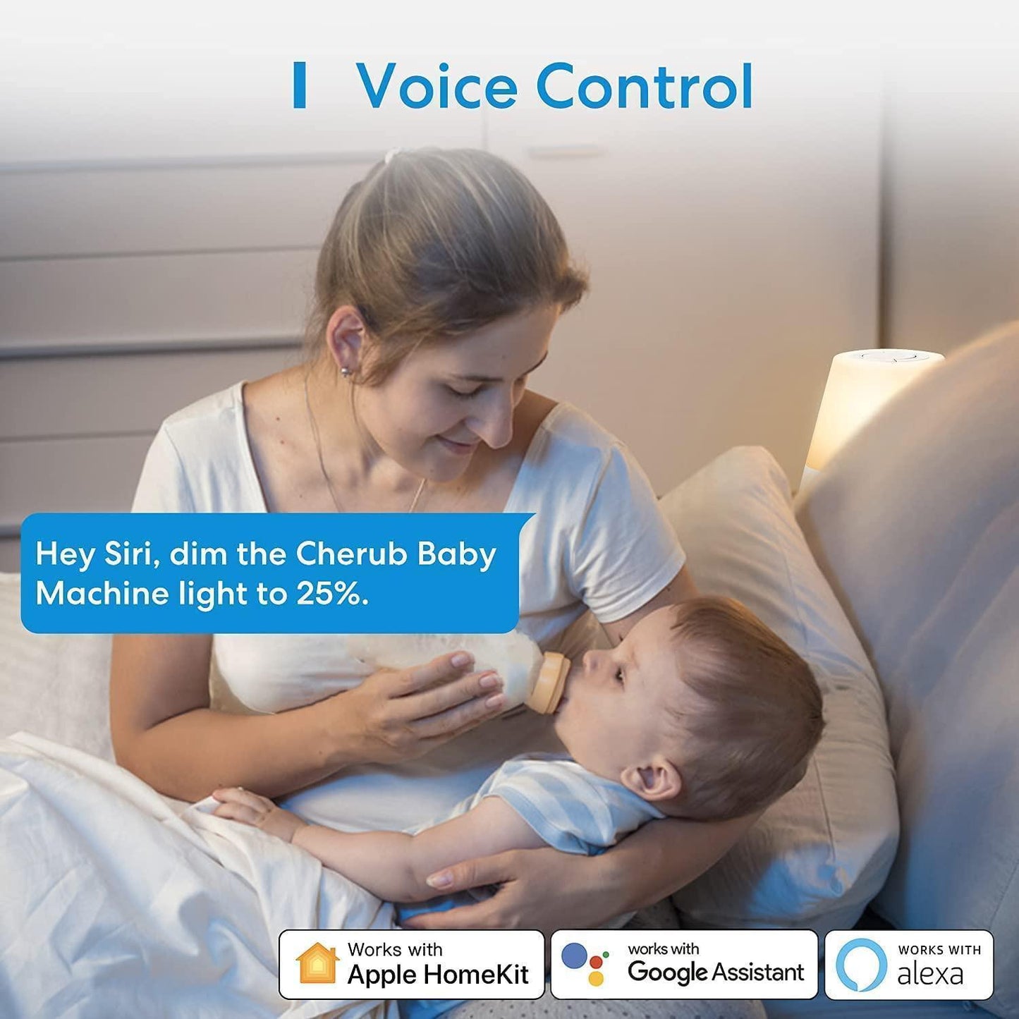 Meross Smart Baby Night Light with White Noise, HP110AHK (EU Version)