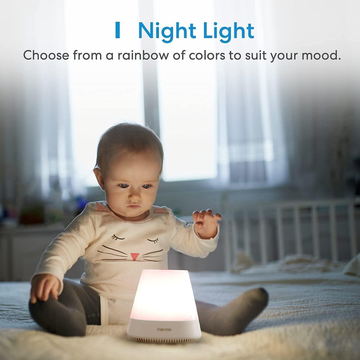 Meross Smart Baby Night Light with White Noise, HP110AHK (EU Version)