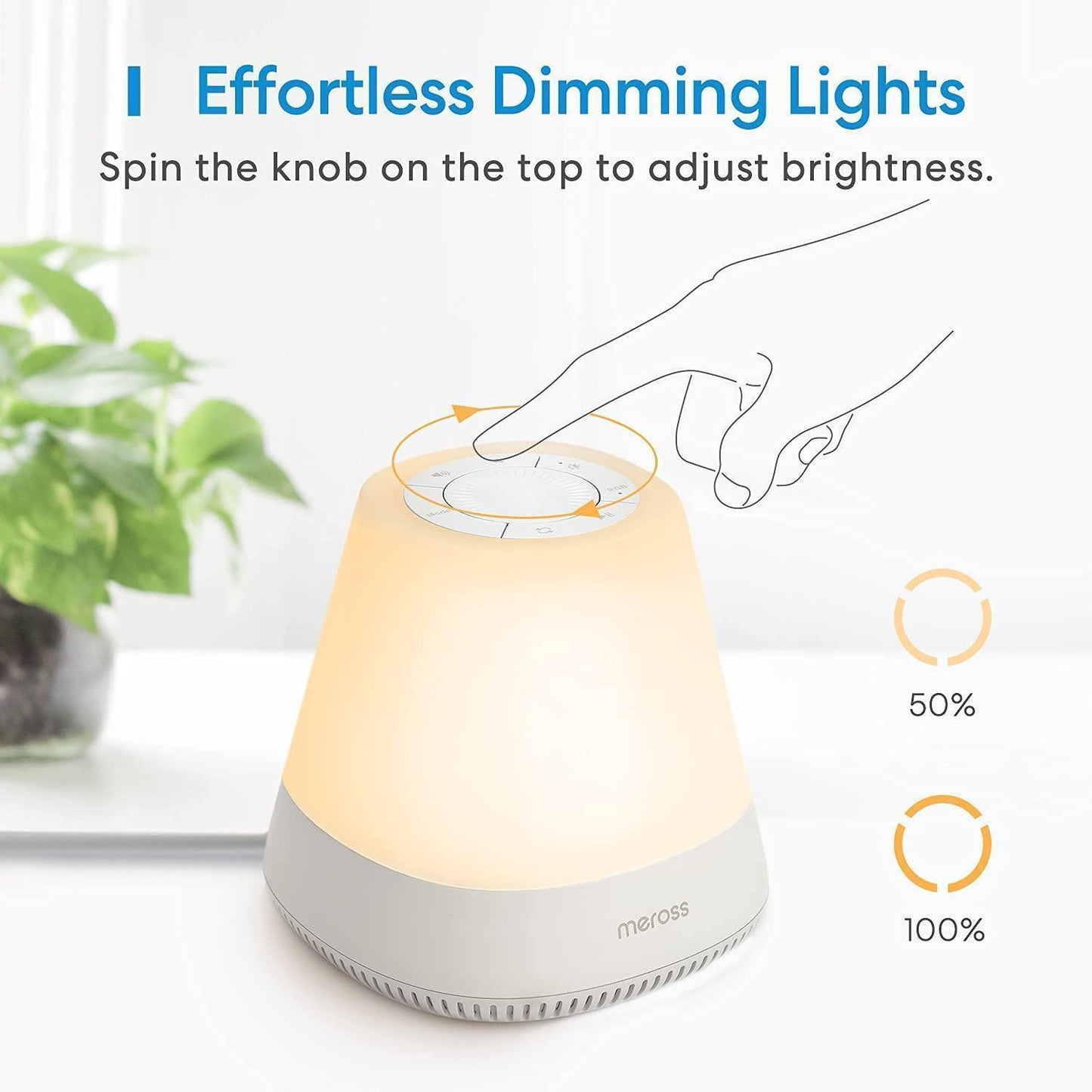Meross Smart Baby Night Light with White Noise, HP110AHK (EU Version)