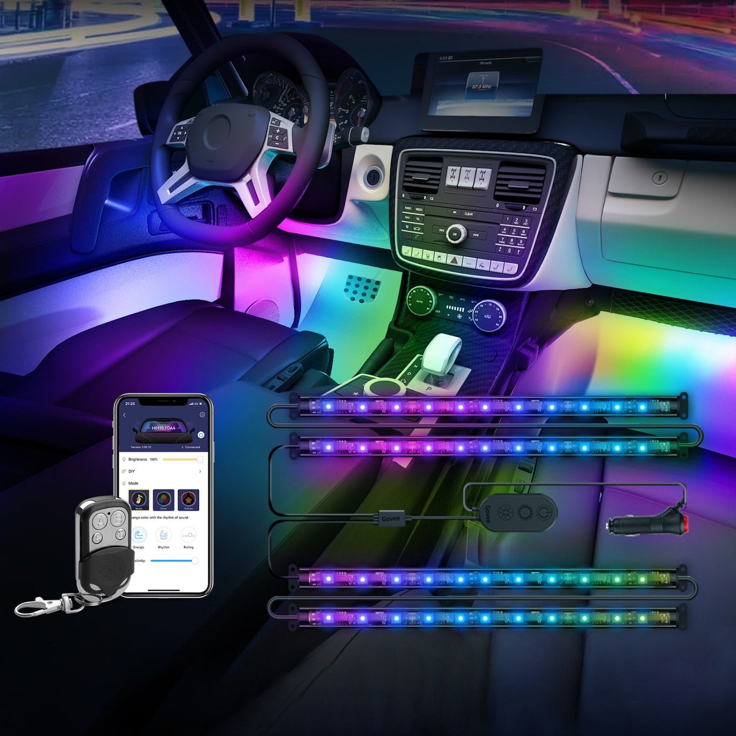 Govee RGBIC Interior Car Lights