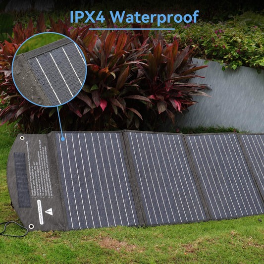 ITEHIL 100W 12V-18V Foldable Monocrystalline Solar Panel