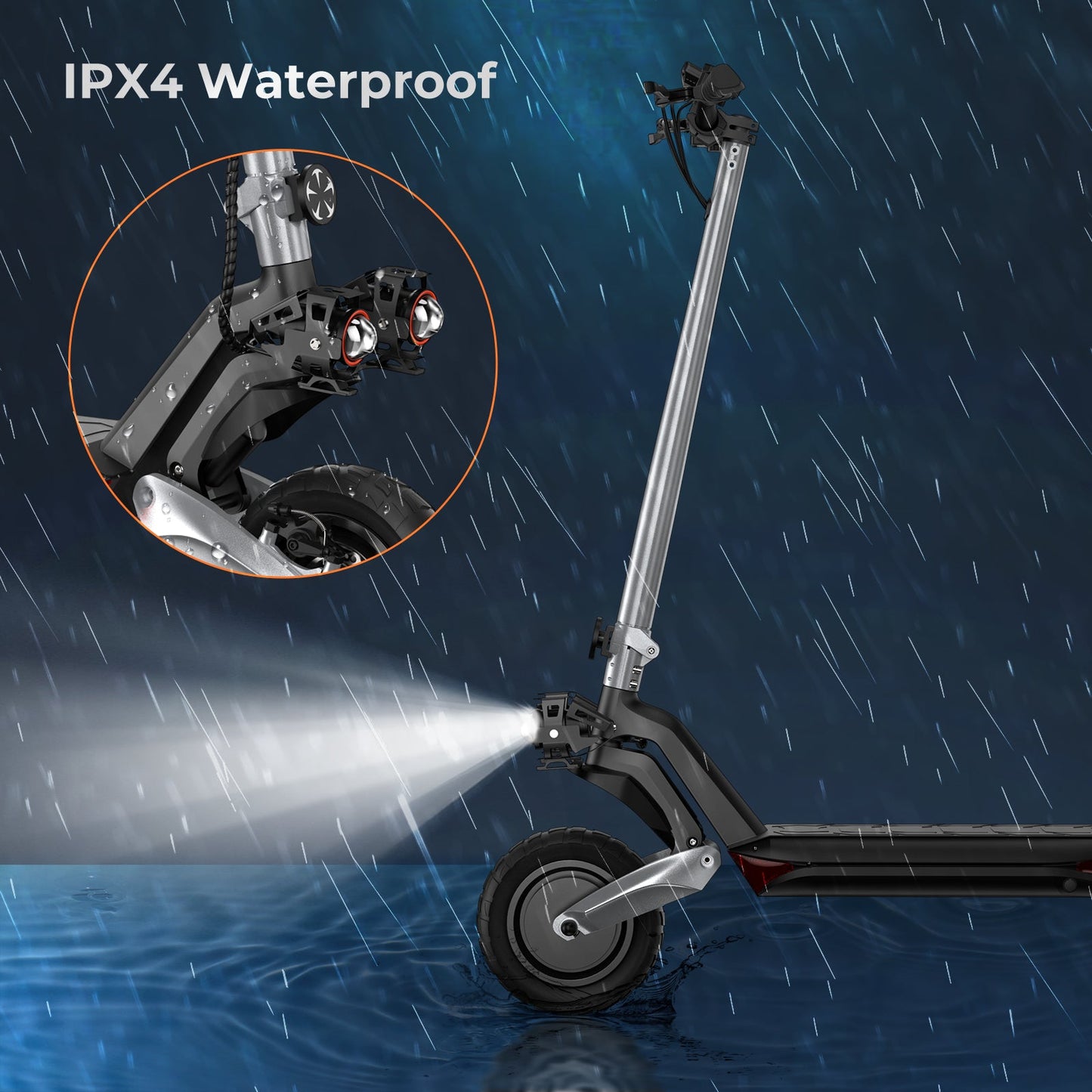 RPro 1600W Dual Motors Off Road Electric Scooter