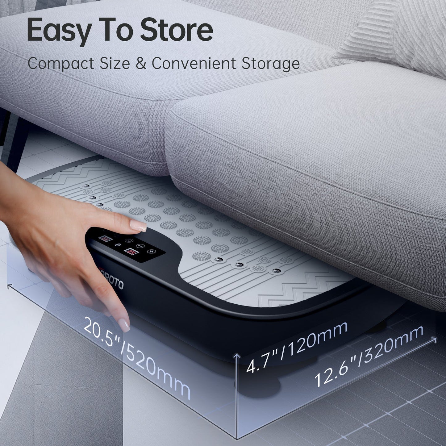JOROTO EMS Vibration Plate for Lymphatic Drainage & Weight Loss