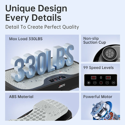 JOROTO EMS Vibration Plate for Lymphatic Drainage & Weight Loss