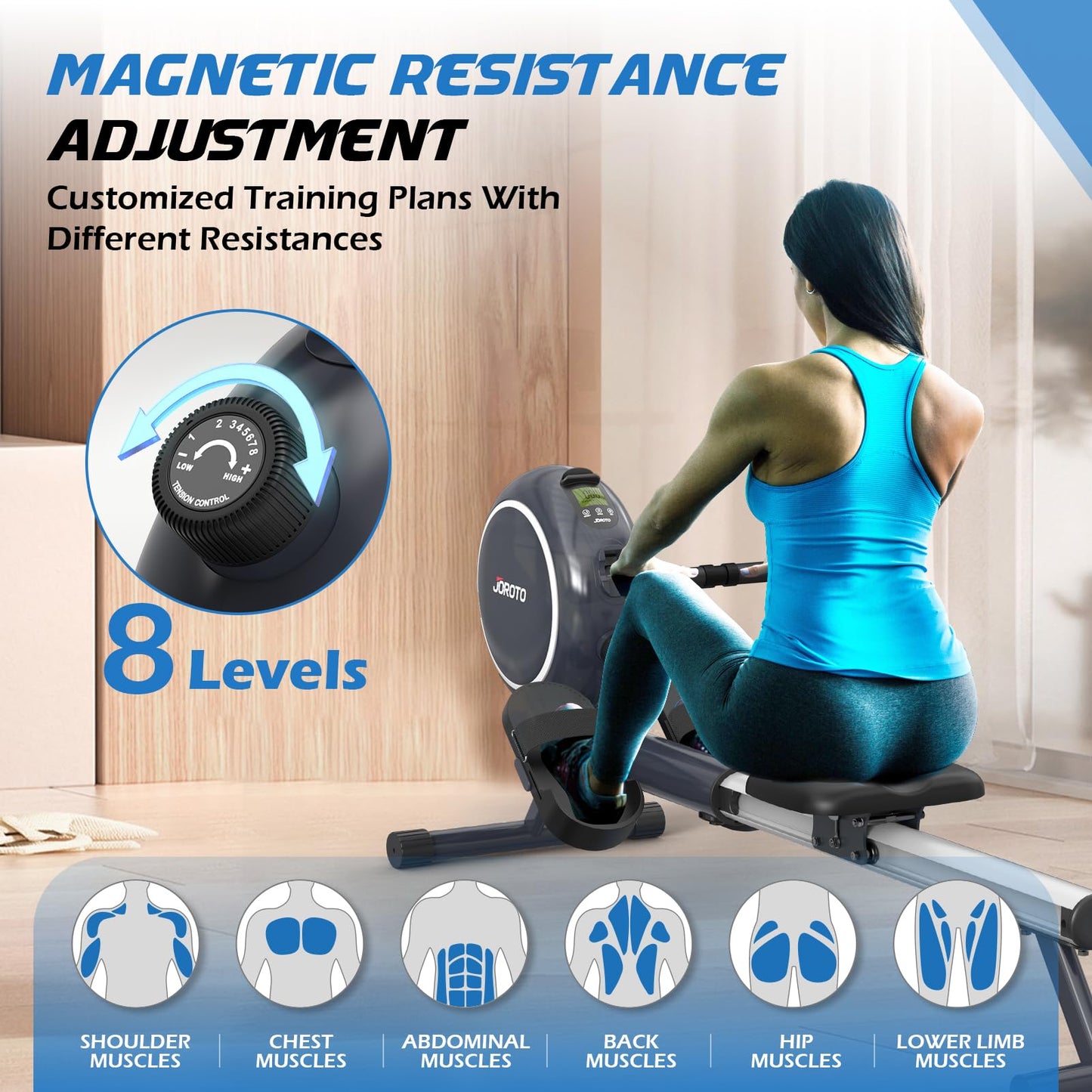 JOROTO JR40 Rowing Machines for Home Gym