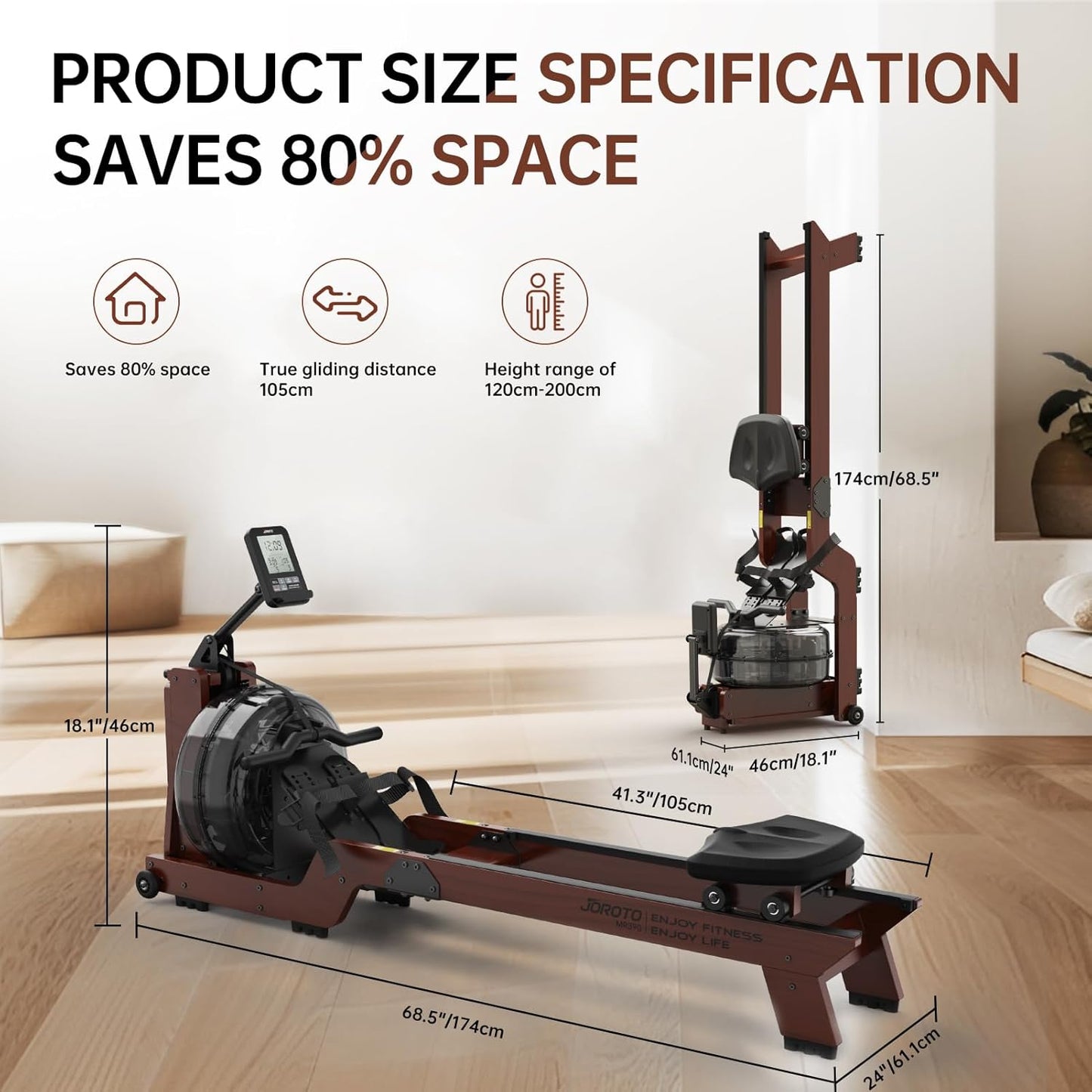 JOROTO MR390 Rowing Machine for Home