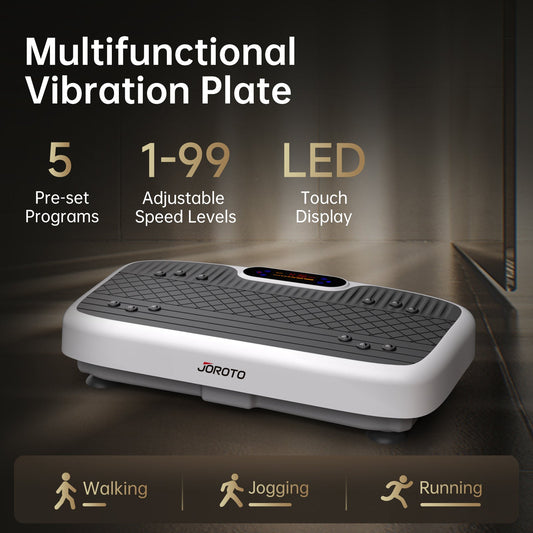 JOROTO Whole Body Vibration Plate with tension ropes