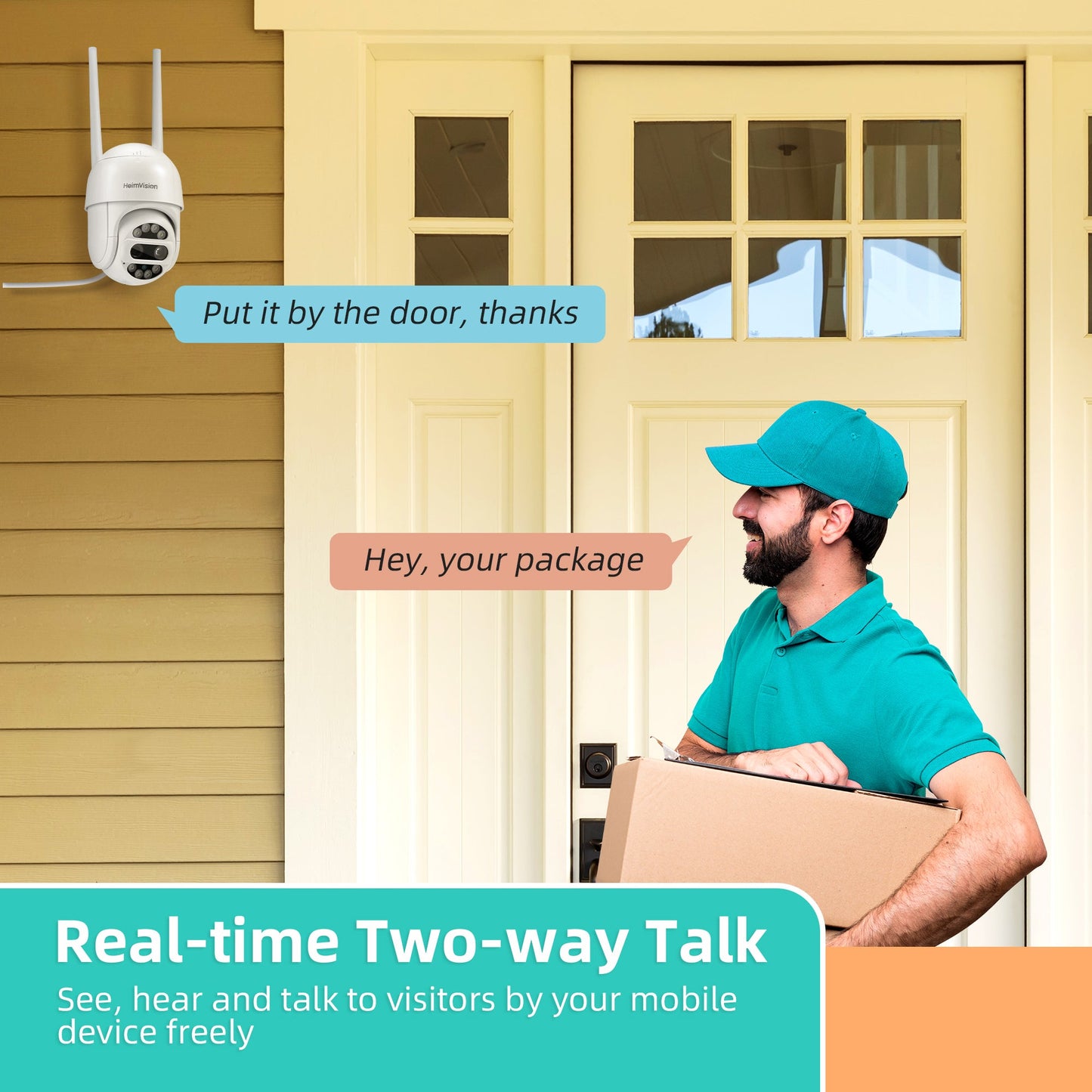 HeimVision Protect D1 PTZ Outdoor Security Camera