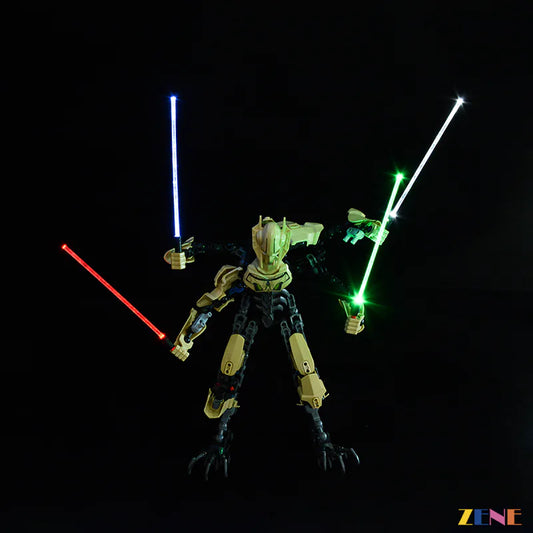 Kit de iluminación para LEGO Lightsaber Grievous White Storm