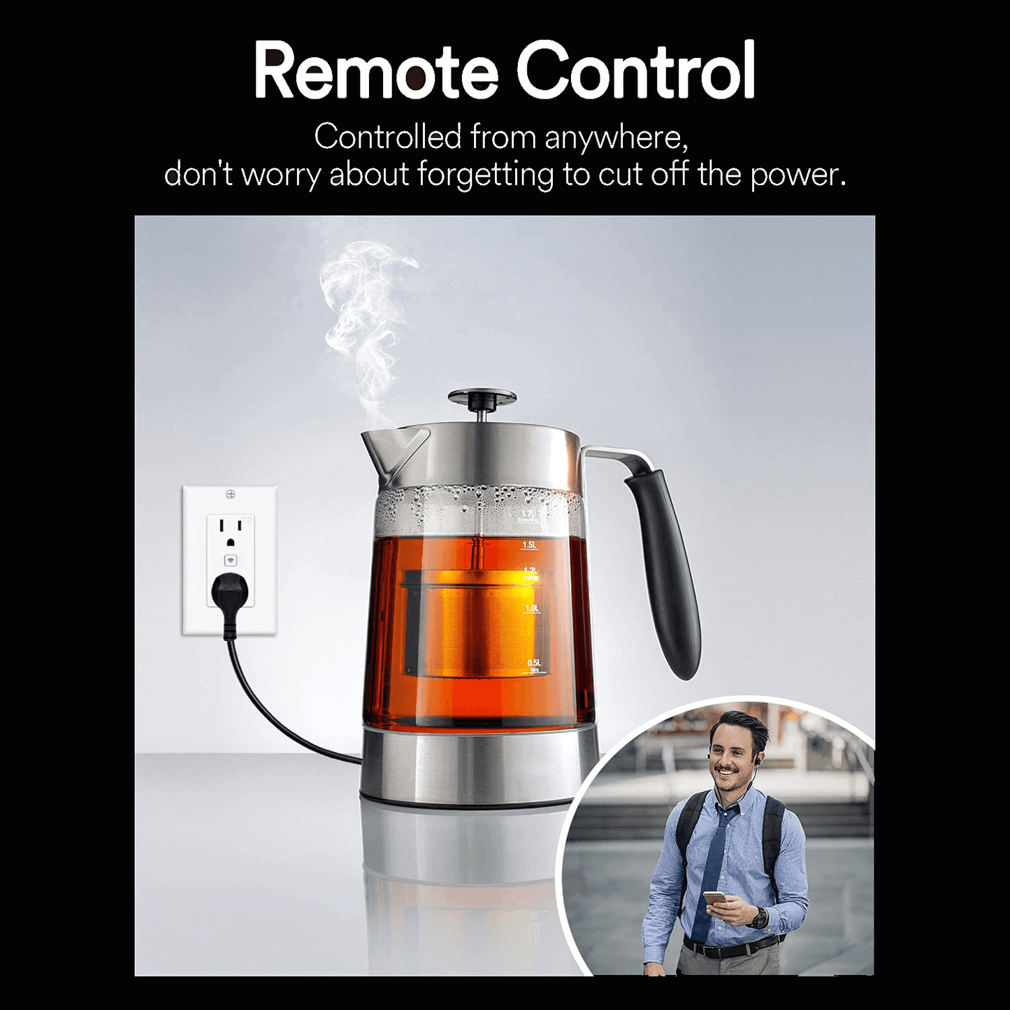 Lumary Smart Wi-Fi Wall Smart Outlet 4PCS