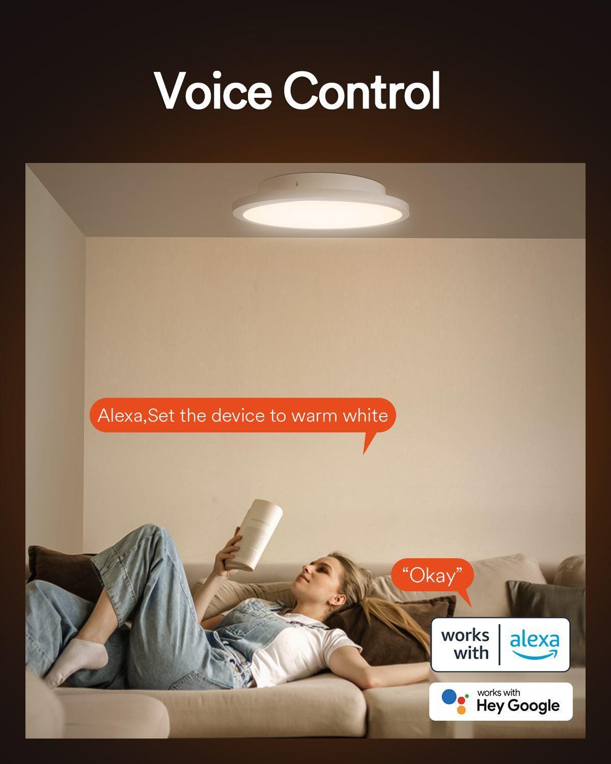 Lumary Wi-Fi Smart Ceiling Light With Ambient Light 24W