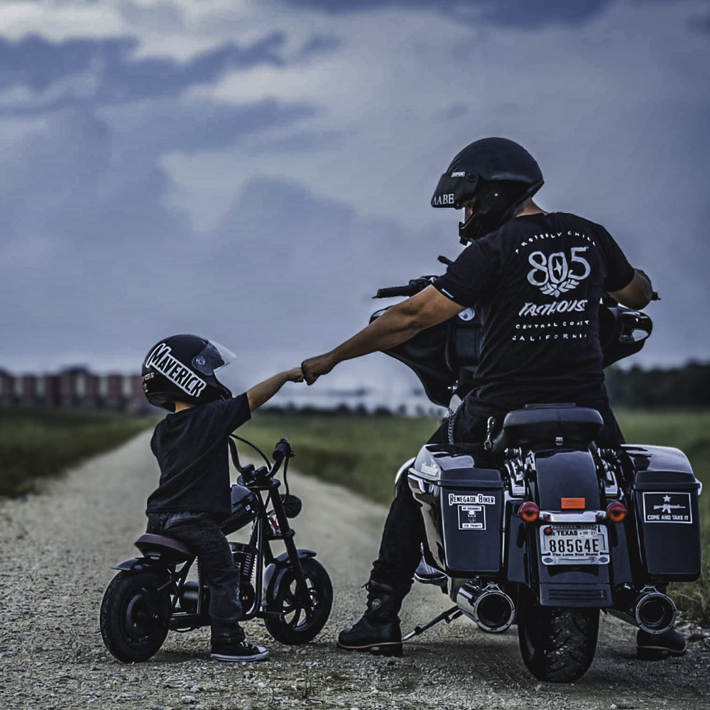 Mini Dirt Bike Electric Motorcycle for Kids (6+ Years) with Light, Speaker, Smoke Effect - Challenger 12 Plus