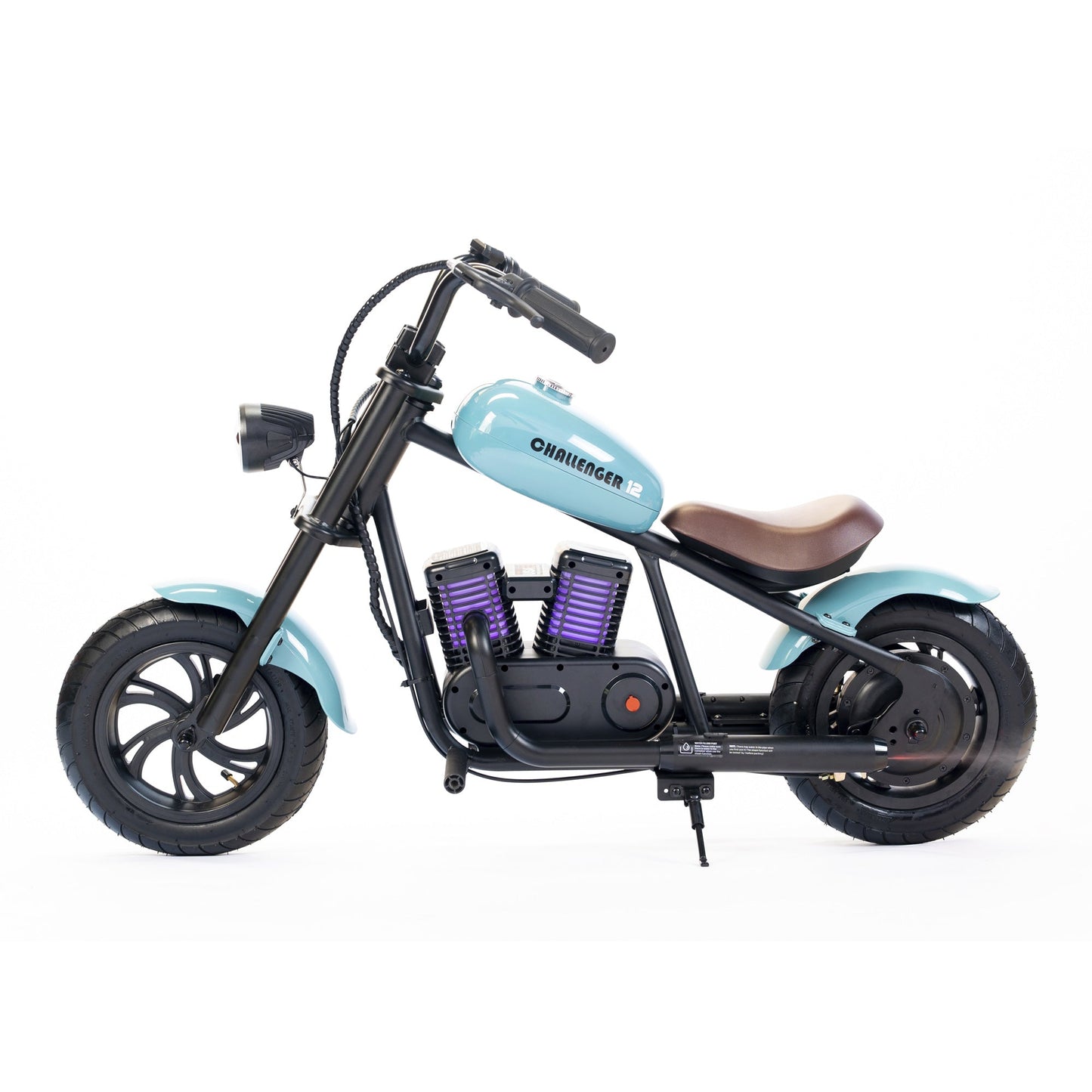 Mini Dirt Bike Electric Motorcycle for Kids (6+ Years) with Light, Speaker, Smoke Effect - Challenger 12 Plus