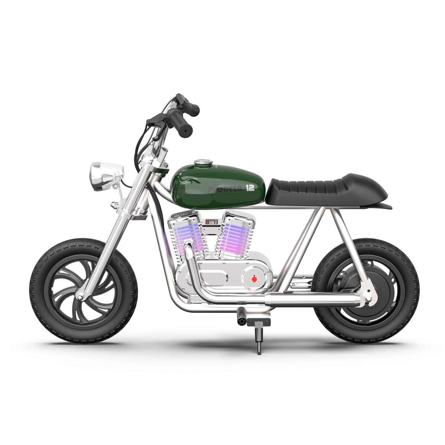 Mini Dirt Bike Electric Motorcycle for Kids with App, Lights, Smoke Effect, Speaker - Pioneer 12 Pro