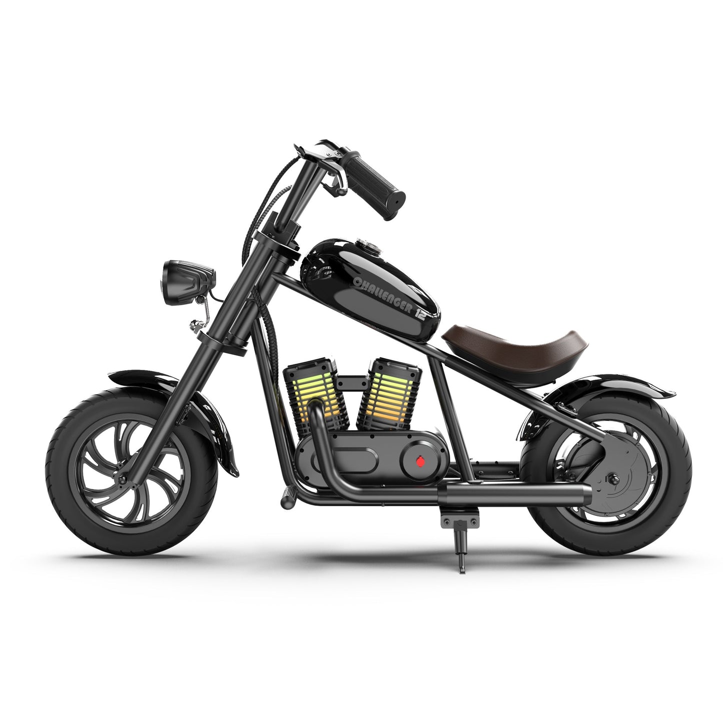Mini Dirt Bike Electric Motorcycle for Kids (6+ Years) with Light, Speaker, Smoke Effect - Challenger 12 Plus