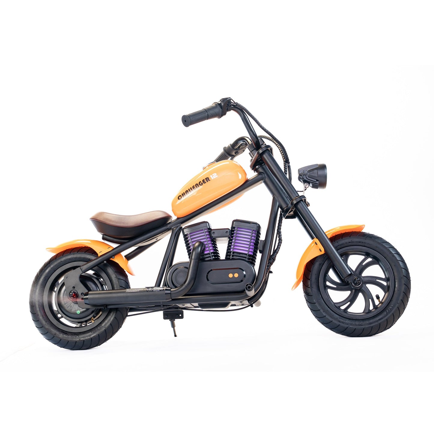 Mini Dirt Bike Electric Motorcycle for Kids (6+ Years) with Light, Speaker, Smoke Effect - Challenger 12 Plus