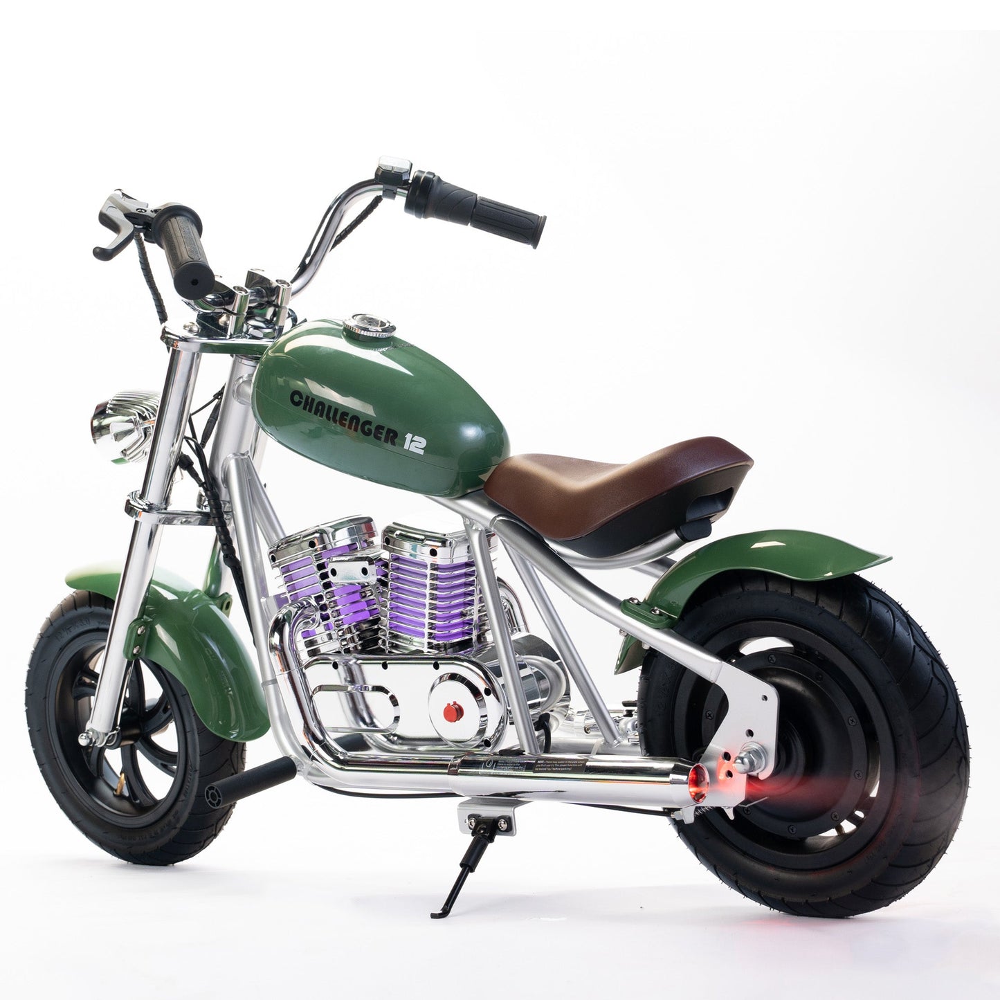 Mini Electric Dirt Bike Motorcycle for Kids with App, Speaker, Smoke, Lights - Challenger 12 Pro
