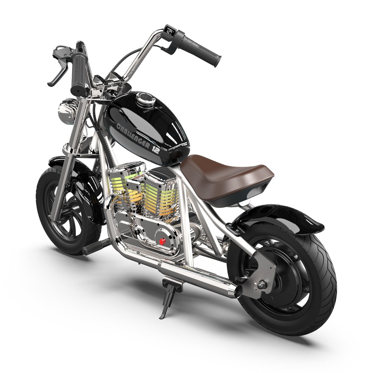 Mini Electric Dirt Bike Motorcycle for Kids with App, Speaker, Smoke, Lights - Challenger 12 Pro