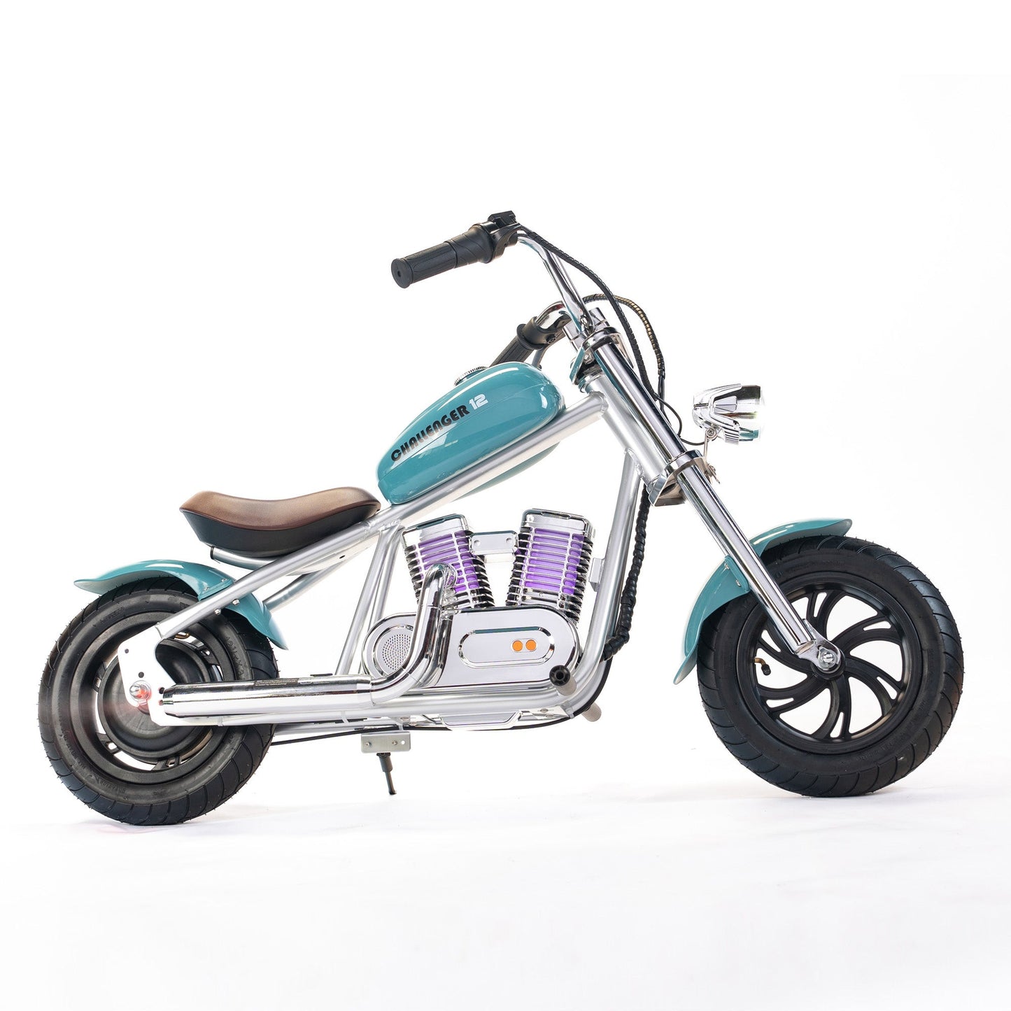 Mini Electric Dirt Bike Motorcycle for Kids with App, Speaker, Smoke, Lights - Challenger 12 Pro